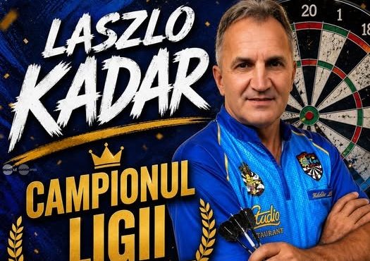 Kádár László megnyerte a Román Darts Liga döntőjét