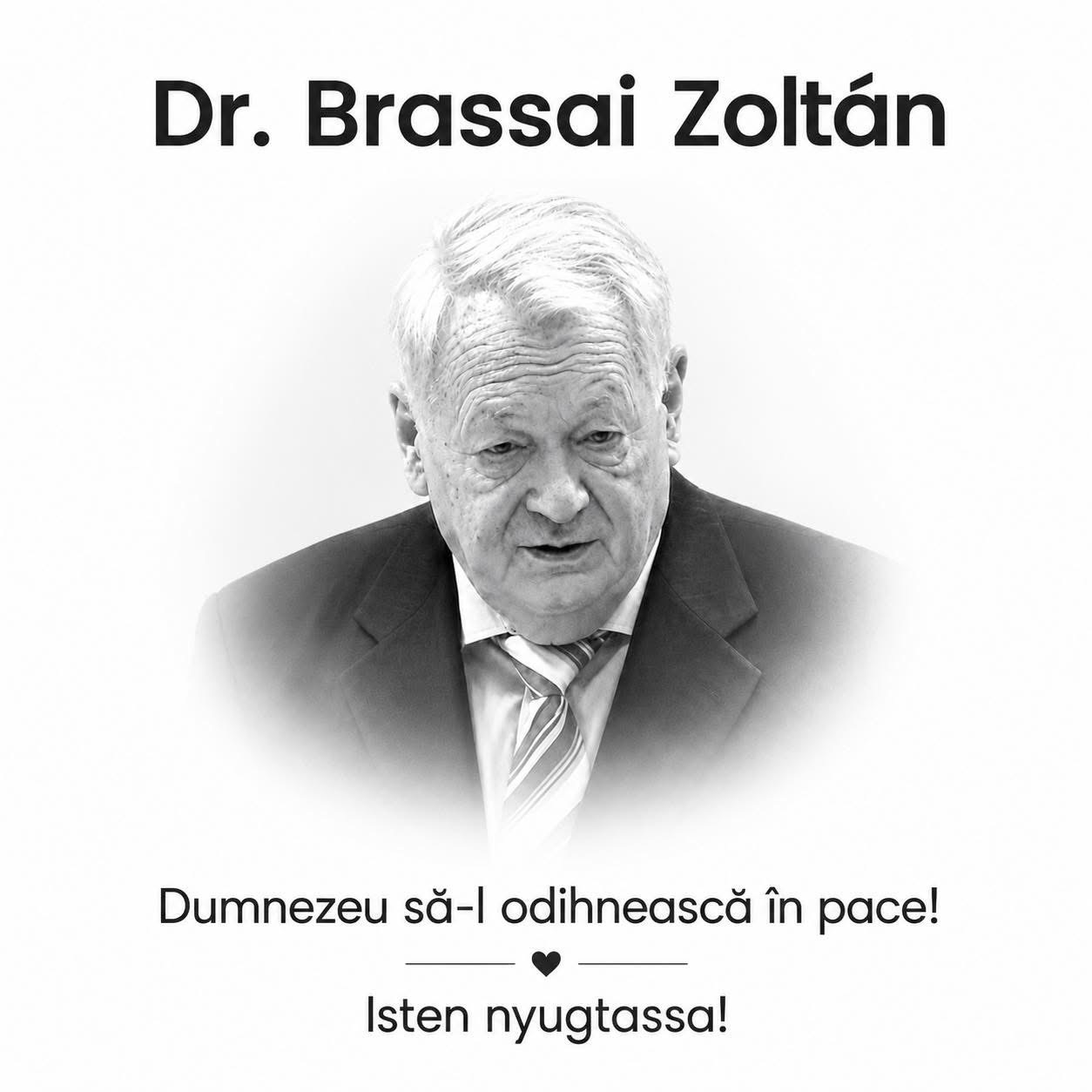 Gyászol a marosvásárhelyi orvosi és egyetemi közösség: elhunyt dr. Brassai Zoltán